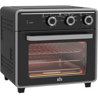 HOMCOM Air Fryer Oven, 20L Mini Oven, Countertop Convection Oven with Adjustable Temp and Timer, Oil-Less Cooking, 1400W