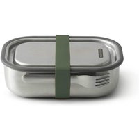black+blum Stainless Steel Leakproof 1L Lunch Box & Fork - Olive
