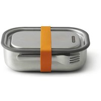 black+blum Stainless Steel Leakproof 1L Lunch Box & Fork - Orange
