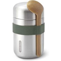 black+blum Insulated Stainless Steel Food Flask with Spoon 400ml - Olive