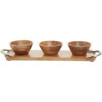 Vine Acacia Wood Serving Dish Set - Premier Housewares