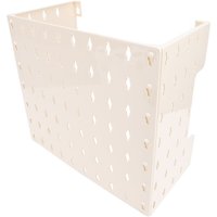 Multifunctional Storage Rack in Perforated Panel, Gas Water Heater Pipe Cover for Kitchen Organization, PET Material (small size)