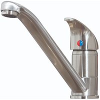 Arruba Kitchen Sink Mixer Tap - Brushed Nickel - Orbit