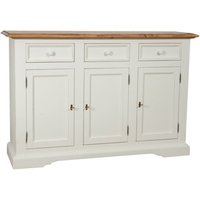 W156XDP45XH103 cm sized Made in Italy shabby-country chic crafts made solid limewood aged white structure natural finish, cupbo