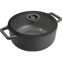 Prestige:Cast Iron: Casserole & Glass Lid - 5.7L/24cm
