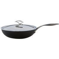 Style Non-Stick Induction Wok With Lid - 30cm
