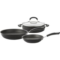 Total Non-Stick Skillet & Shallow Casserole Dish Set - 3 Pieces
