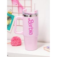 Barbie Pink Travel Mug - Officially Barbie Licensed 1.2L Extra-Large Insulated Tumbler For Hot And Cold Drinks, With Multi-Way Lid & Handle