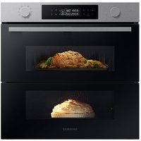 SAMSUNG Series 4 Dual Cook Flex NV7B45205AS/U4 Electric Smart Oven - Stainless Steel