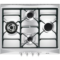 SMEG Cucina SR264XGH2 60 cm Gas Hob - Stainless Steel
