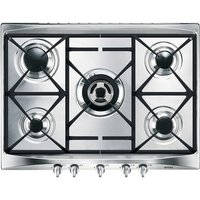 SMEG Cucina SR275XGH2 69 cm Gas Hob - Stainless Steel