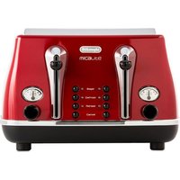 DELONGHI Micalite CTOM4003R 4-Slice Toaster - Red