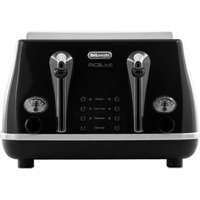DELONGHI Micalite CTOM4003 4-Slice Toaster - Black