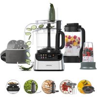 KENWOOD Multipro One Touch FDM73.850SS Food Processor - Black & Stainless Steel