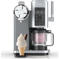 NINJA CREAMi Scoop & Swirl NC701UK 13-in-1 Ice Cream and Soft Serve Maker - Silver