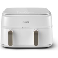 PHILIPS 3000 Series NA353/19 9L Dual Basket Air Fryer - White