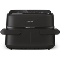PHILIPS 1000 Series NA150/09 7.1L FlexDrawer Dual Basket Air Fryer - Black