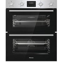 Hisense Bid79222Cxuk Catalytic Built-Under Double Oven - Stainless Steel