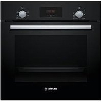 Bosch Series 2 Hhf113Ba0B Built In Electric Single Oven - Black - A Rated, Hotair Oven With 4 Functions