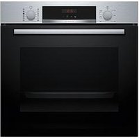 Bosch Series 4 Hqa574Bs3B Built-In Electric Single Oven With Pyrolytic Cleaning - Stainless Steel - A+ Rated