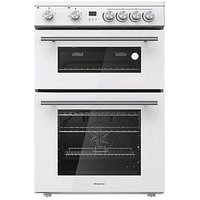 Hisense Hde3211Bwuk Double Oven Electric Cooker With Ceramic Hob - White