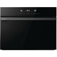 Hisense Hi6 Blackline Bim45342Adbguk Built-In Multifunctional Compact Electric Single Oven With Microwave - Jet Black