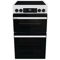 Hisense Hi6 Max Hdcec5C10W 69/43L Ceramic Freestanding 50Cm Electric Cooker - White