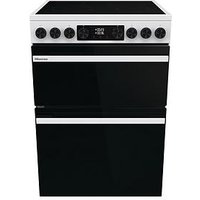 Hisense Hi6 Max Hdcec6C20W 80/50L Ceramic Freestanding 60Cm Electric Cooker - White