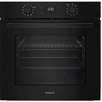 Hotpoint Class 2 Multiflow Ho 458Cf B Uk Single Electric Fan Oven With Air Fry - Black - Oven Only