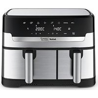 Tefal Jamie Oliver By Tefal Easy Fry 8.3L Dual Air Fryer Ey90Jdg0 Silver