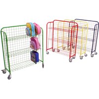 Early Years Coloured Single Sided Lunchbox Trolley - Blue