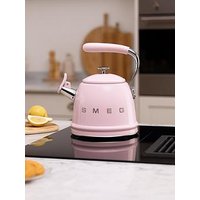 Smeg Whistling Kettle With Cool Touch Handle, 2.3L, Pink