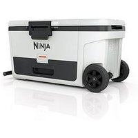 Ninja Frostvault 65Qt/61L Wheeled Cooler With Dry Zone, Cloud White Fb265Euukwh