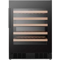 Hisense Rw3N132Gslf Integrated Wine Cooler Single Zone - Black Glass