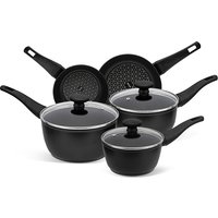 Prestige:Thermo Smart Heat Indicator: Non-Stick Saucepan & Frying Pan Set - 5 Pieces