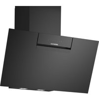 Siemens LC87KFN60B iQ300 80cm Angled Black Glass Canopy Cooker Hood