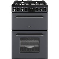 Belling 444411812 60cm Wide Farmhouse Double Oven Dual Fuel Cooker in