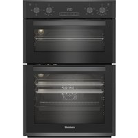 Blomberg RODN9202DX Built In Electric Double Oven in Dark Steel