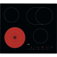 AEG HRX64360CB 60cm 4 Zone Ceramic Hob in Black