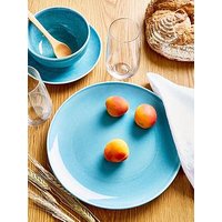 The Very Collection Blue Rennes Reactive Glaze 12-Piece Dinner Set