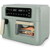 CELLO Dual Zone AF901A-GR Air Fryer - Sage Green