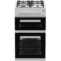 Beko Kdg583W Freestanding Gas Twin Cavity Cooker - White