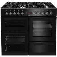Beko Kdvf100K 100Cm Wide With 7 Burners Range Cooker Black