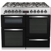 Beko Kdv100X 100Cm Wide With 7 Burners Range Cooker Stainless Steel