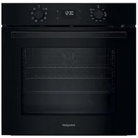 Hotpoint Class 2 Multiflow Ho 475P B Uk Single Electric Fan Oven With Dualclean - Black - A++ Rated - Oven With Installation