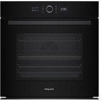 Hotpoint Class 4 Activemultiflow Hoi4S8Pm0Buk Electric Single Fan Oven With Air Fry And Dualclean - Black - Oven With Installation