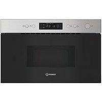 Indesit Im K12 Xuk - Built-In Microwave With Grill - Silver - Microwave With Installation