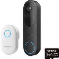 Reolink Reolink DB2K03M64 2K WiFi Battery Video Doorbell, Smart Detection with Chime + 64GB